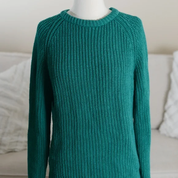 Vintage Nordstrom Pullover Sweater in Turquoise Green - Picture 2 of 8